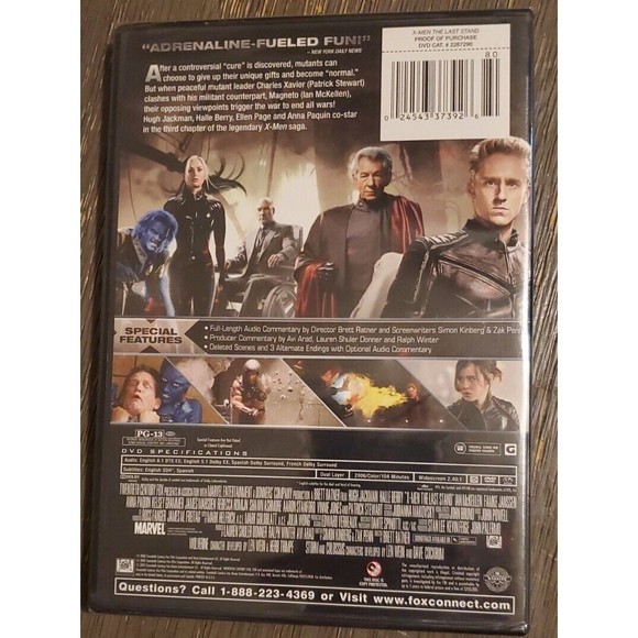 MARVEL X-3: X-Men - The Last Stand (DVD,2006,Widescreen) NEW SEALED - Picture 2 of 2